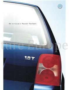 2000 VOLKSWAGEN PASSAT BROCHURE NEDERLANDS