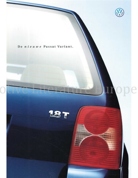 2000 VOLKSWAGEN PASSAT BROCHURE NEDERLANDS