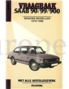 1976 - 1986 SAAB 90 99 900 BENZIN REPERATURANLEITUNG NIEDERLÄNDISCH