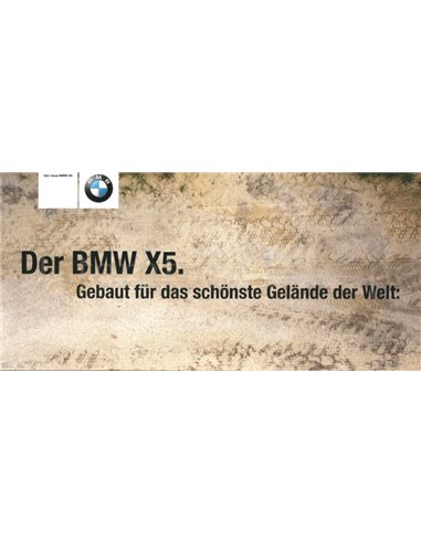 1999 BMW X5 BROCHURE DUITS