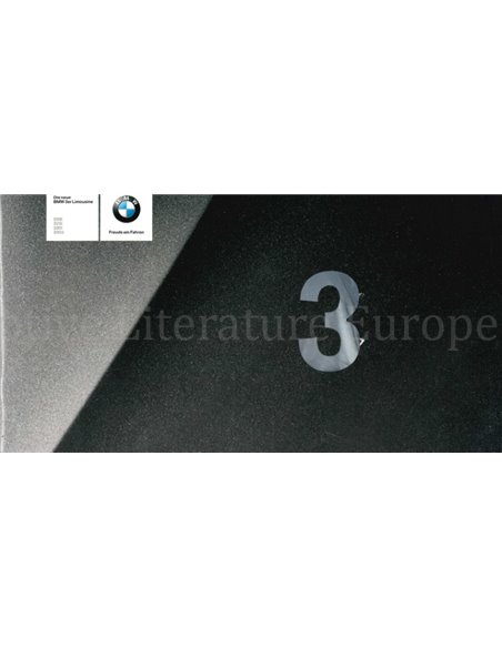 2004 BMW 3ER LIMOUSINE PROSPEKT DEUTSCH