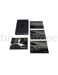 2005 LAMBORGHINI GALLARDO LP 560-4 COMPLETE POUCH OWNER'S MANUAL ENGLISH