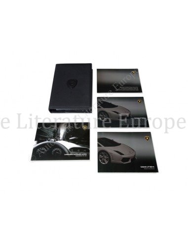 2005 LAMBORGHINI GALLARDO LP 560-4 COMPLETE POUCH OWNER'S MANUAL ENGLISH