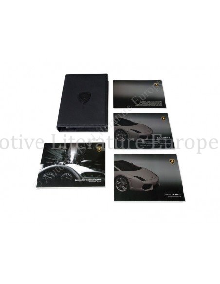 2008 LAMBORGHINI GALLARDO LP 560-4 VOLLSTÄNDIGE BORDMAPPE ENGLISCH