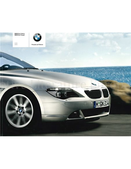 2005 BMW 6ER LIMOUSINE & CABRIO PROSPEKT NIEDERLÄNDISCH