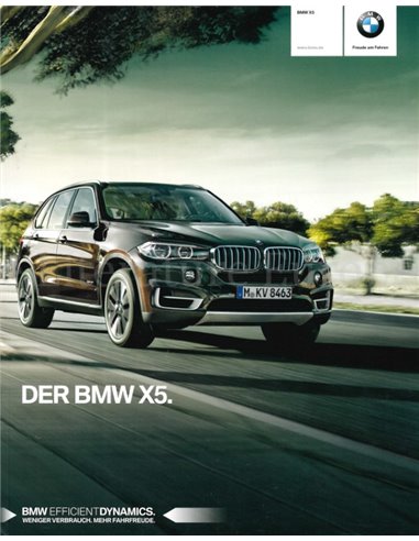 2015 BMW X5 PROSPEKT NIEDERLANDISCH