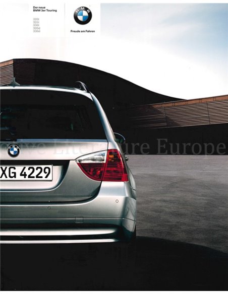 2005 BMW 3ER TOURING PROSPEKT DEUTSCH