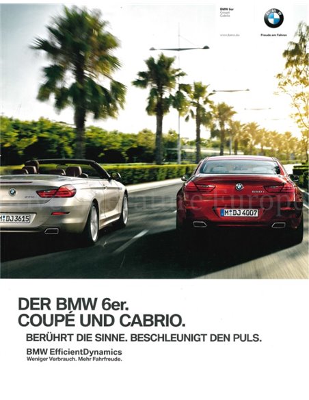 2014 BMW 6 SERIE BROCHURE DUITS