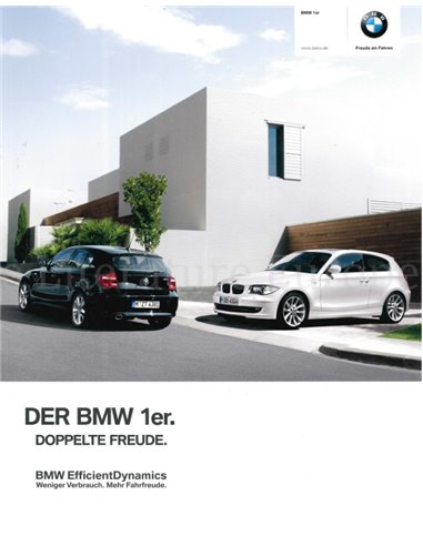 2011 BMW 1ER PROSPEKT DEUTSCH