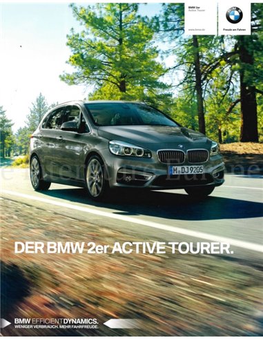 2015 BMW 2ER ACTIVE TOURER PROSPEKT DEUTSCH