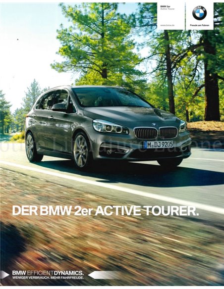 2015 BMW 2 SERIES ACTIVE TOURER BROCHURE GERMAN