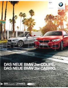 2014 BMW 2 SERIE BROCHURE DUITS