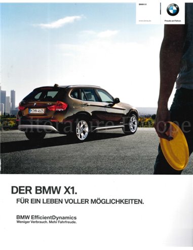 2011 BMW X1 BROCHURE DUITS