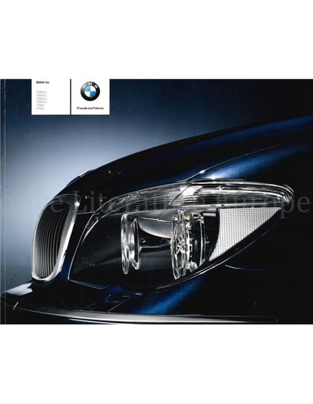 2005 BMW 7 SERIES BROCHURE GERMAN