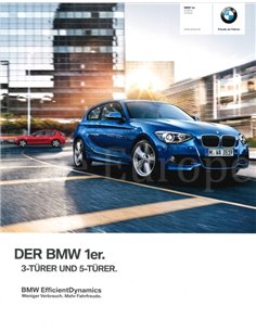 2013 BMW 1 SERIE BROCHURE DUITS