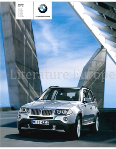 2006 BMW X3 BROCHURE FRENCH