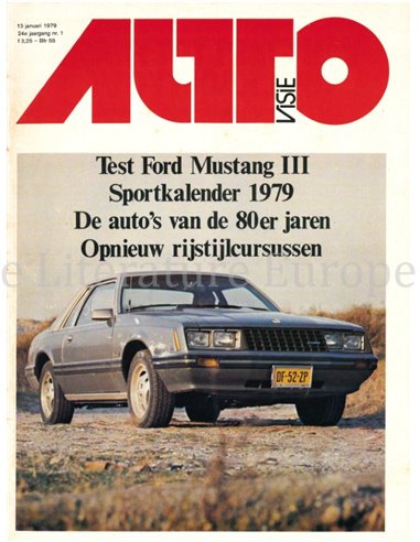 1979 AUTOVISIE MAGAZINE 01 DUTCH