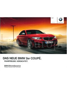 2013 BMW 2 SERIE COUPE BROCHURE DUITS