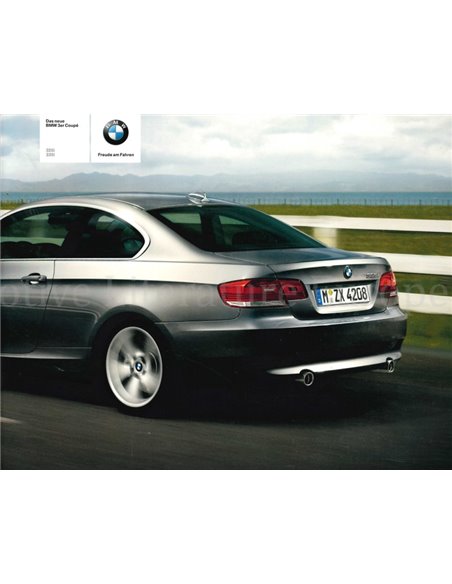 2006 BMW 3ER COUPÉ PROSPEKT DEUTSCH