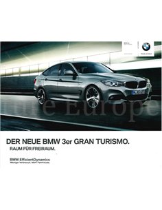 2013 BMW 3 SERIE GRAN TURISMO BROCHURE DUITS
