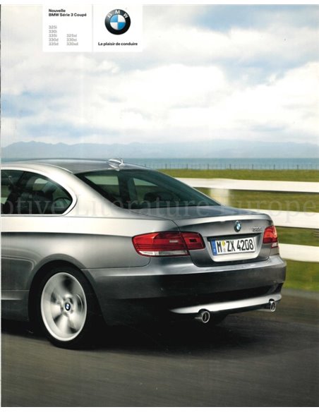 2006 BMW 3 SERIES COUPÉ BROCHURE FRENCH