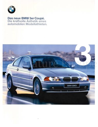 1999 BMW 3 SERIES COUPÉ BROCHURE GERMAN