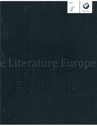 2014 BMW I8 HARDBACK BROCHURE DUITS