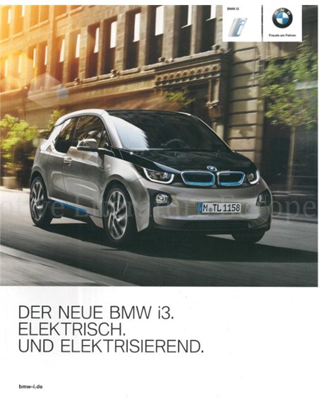2014 BMW I3 BROCHURE GERMAN