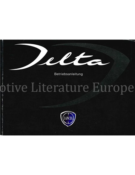 2008 LANCIA DELTA INSTRUCTIEBOEKJE DUITS