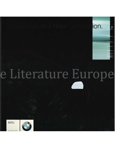 2001 BMW 7ER HARDCOVER PROSPEKT NIEDERLÄNDISCH