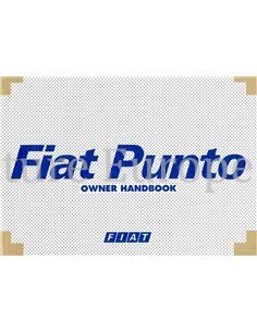 2002 FIAT PUNTO BETRIEBSANLEITUNG ENGLISCH