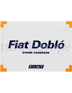 2002 FIAT DOBLO BETRIEBSANLEITUNG ENGLISCH