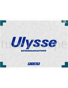 1995 FIAT ULYSSE OWNERS MANUAL GERMAN