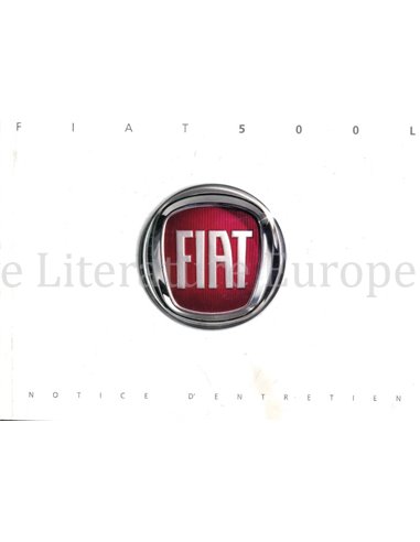 2013 FIAT 500L INSTRUCTIEBOEKJE FRANS