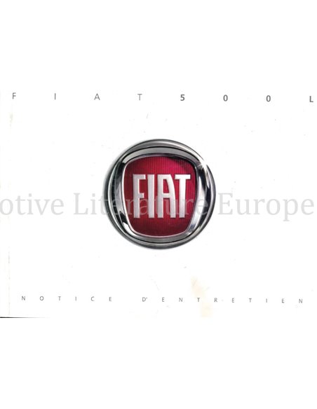 2013 FIAT 500L OWNERS MANUAL FRENCH