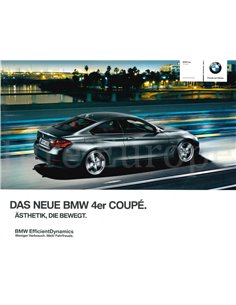 2013 BMW 4ER COUPE PROSPEKT DEUTSCH