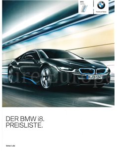 2014 BMW I8 HARDBACK BROCHURE GERMAN 2