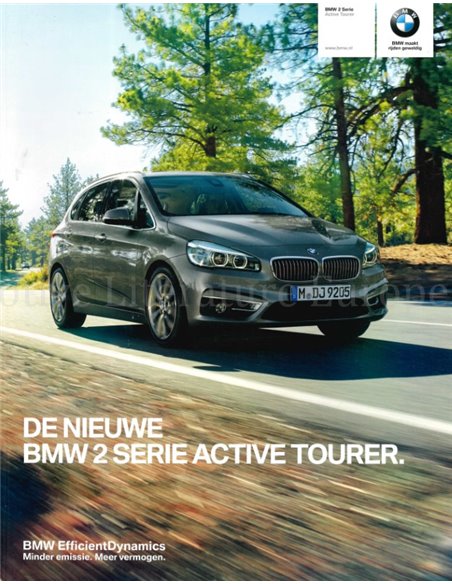 2014 BMW 2ER ACTIVE TOURER PROSPEKT NIEDERLÄNDISCH