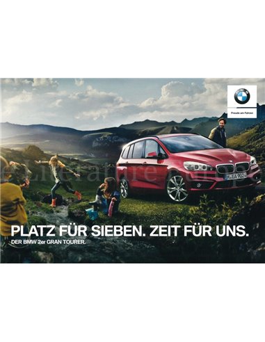 2017 BMW 2 SERIE GRAN TOURER BROCHURE DUITS