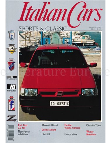 1991 ITALIAN CARS SPORTS & CLASSIC MAGAZIN ENGLISCH 4