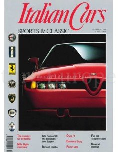 1990 ITALIAN CARS SPORTS & CLASSIC MAGAZIN ENGLISCH 1