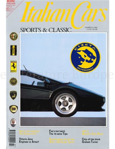 1992 ITALIAN CARS SPORTS & CLASSIC MAGAZINE ENGELS 09