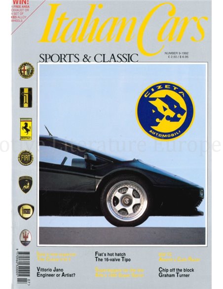 1992 ITALIAN CARS SPORTS & CLASSIC MAGAZIN ENGLISCH 09
