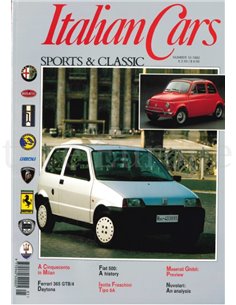 1993 ITALIAN CARS SPORTS & CLASSIC MAGAZINE ENGLISH 12