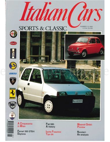 1993 ITALIAN CARS SPORTS & CLASSIC MAGAZIN ENGLISCH 12