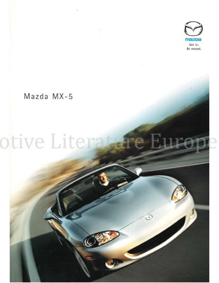2001 MAZDA MX-5 PROSPEKT NIEDERLÄNDISCH