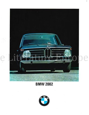 1969 BMW 2002 BROCHURE DUTCH