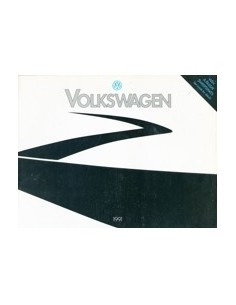 1991 VOLKSWAGEN PROGRAMMA BROCHURE ENGELS USA