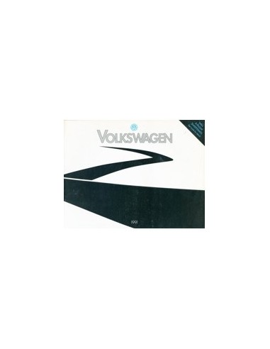 1991 VOLKSWAGEN PROGRAMMA BROCHURE ENGELS USA