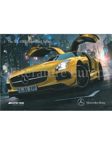 2012 MERCEDES BENZ SLS AMG COUPE BLACK SERIES HARDCOVER BROCHURE ENGELS